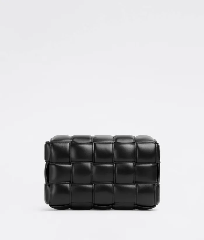 Women Bottega Veneta Crossbody Padded Cassette Black