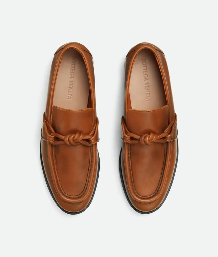 Women Bottega Veneta Flats Astaire Loafer Light Wood