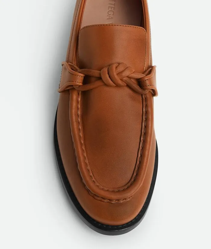 Women Bottega Veneta Flats Astaire Loafer Light Wood