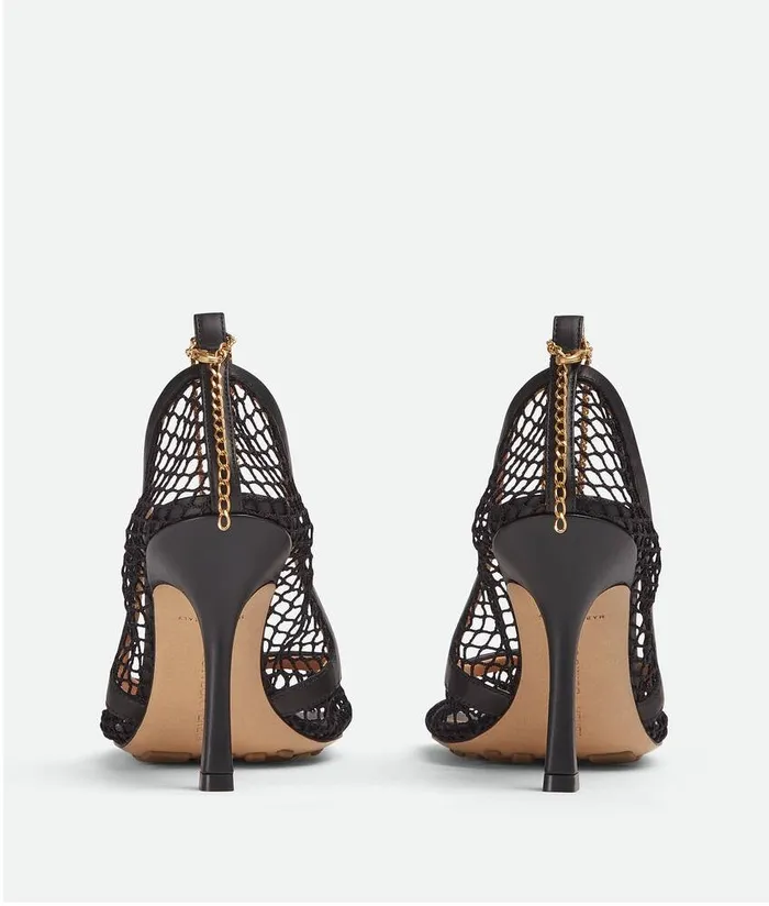 Women Bottega Veneta Pumps Stretch Pump Nero