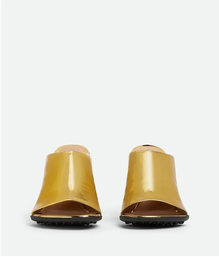 Women Bottega Veneta Sandals Atomic Mule Gold