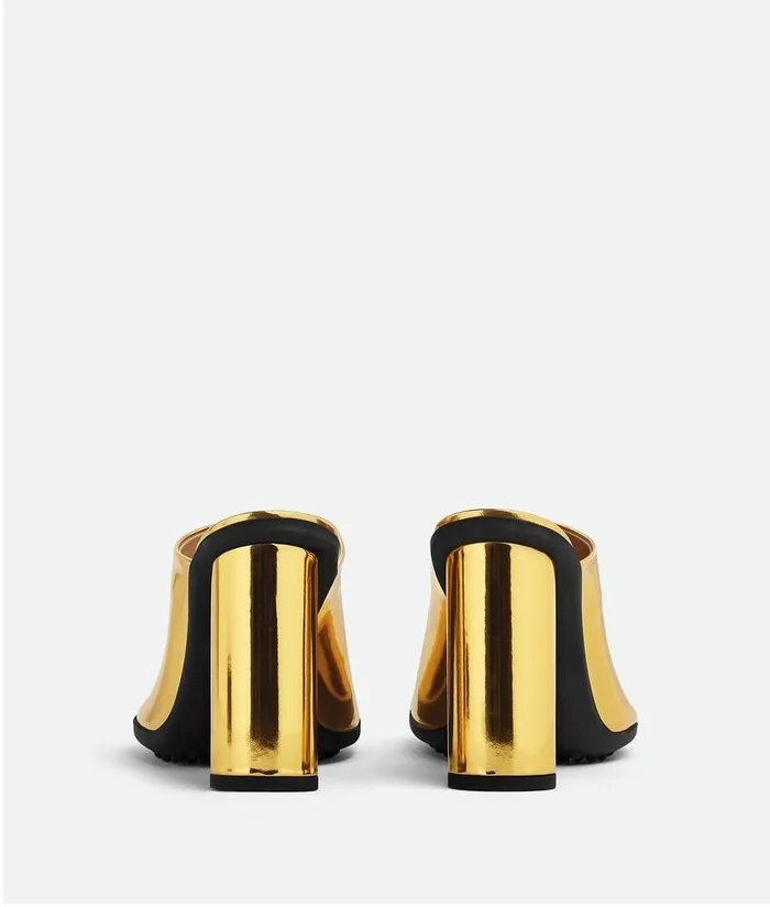 Women Bottega Veneta Sandals Atomic Mule Gold