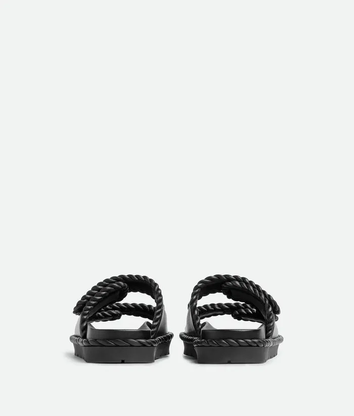 Women Bottega Veneta Sandals Jack Flat Mule Black