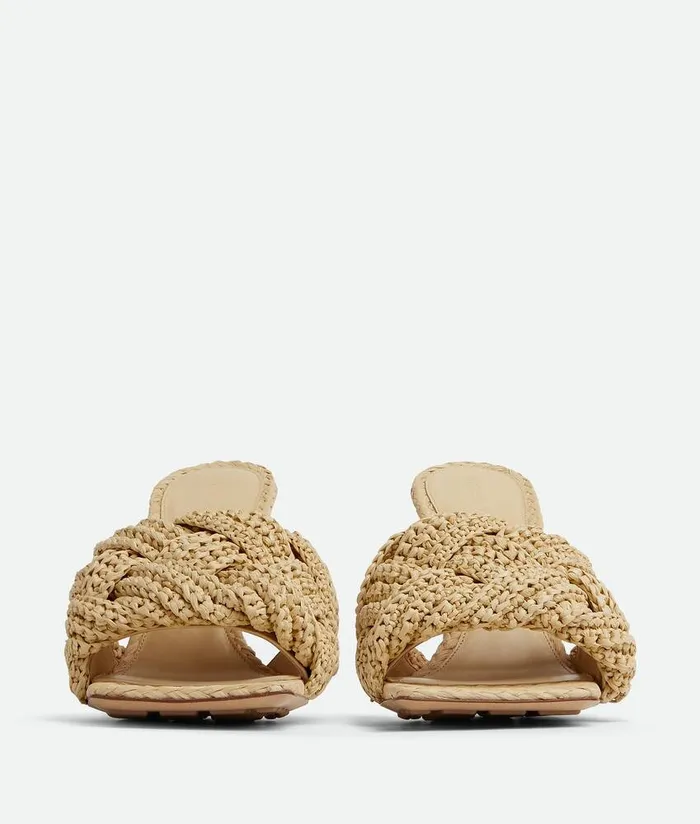 Women Bottega Veneta Sandals Lido Mule Cane Sugar