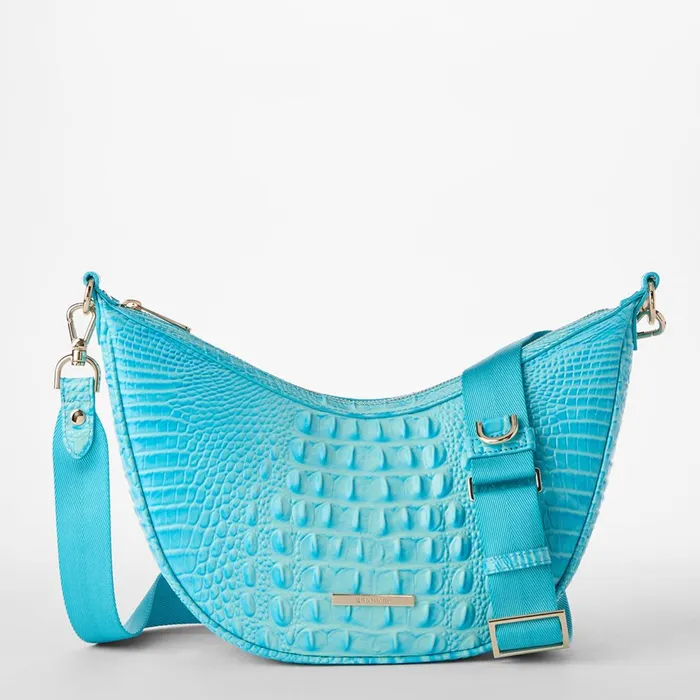 Women Brahmin Crossbodies Percy Tropic Blue Melbourne