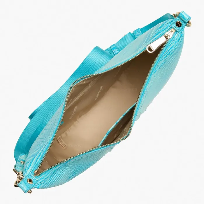 Women Brahmin Crossbodies Percy Tropic Blue Melbourne Women Brahmin Crossbodies Percy Tropic Blue Melbourne