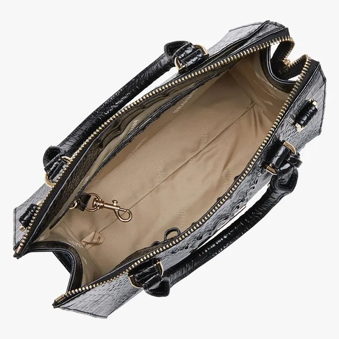 Women Brahmin Satchels Anywhere Convertible Black Women Brahmin Satchels Anywhere Convertible Black
