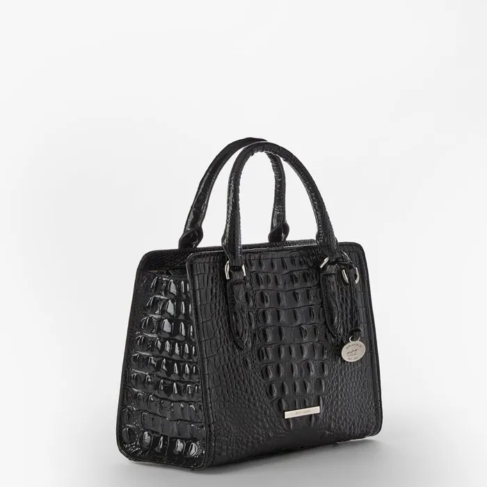 Women Brahmin Satchels Cami Black Melbourne Silver Hardware Women Brahmin Satchels Cami Black Melbourne Silver Hardware