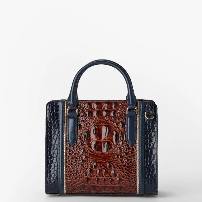 Women Brahmin Satchels Cami Navy Vesper Women Brahmin Satchels Cami Navy Vesper