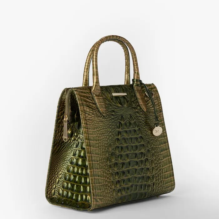 Women Brahmin Satchels Caroline Matcha Green Women Brahmin Satchels Caroline Matcha Green