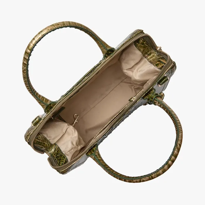 Women Brahmin Satchels Caroline Matcha Green Women Brahmin Satchels Caroline Matcha Green