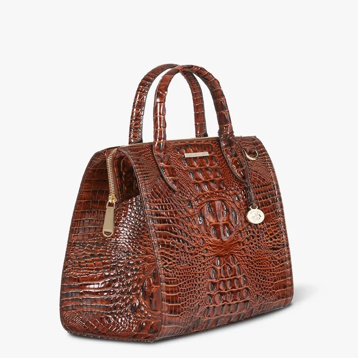 Women Brahmin Satchels Caroline Pecan Melbourne Women Brahmin Satchels Caroline Pecan Melbourne