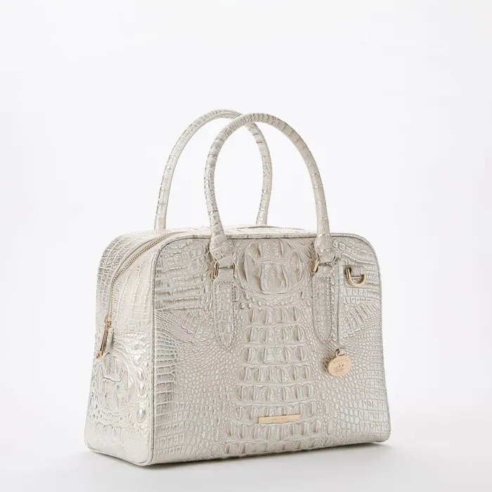 Women Brahmin Satchels Marissa Ivory Dream Women Brahmin Satchels Marissa Ivory Dream