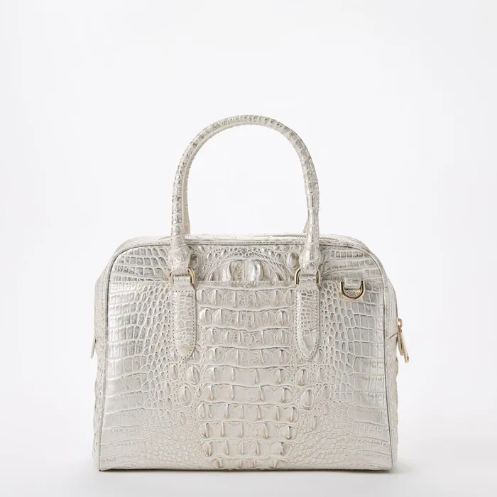 Women Brahmin Satchels Marissa Ivory Dream Women Brahmin Satchels Marissa Ivory Dream