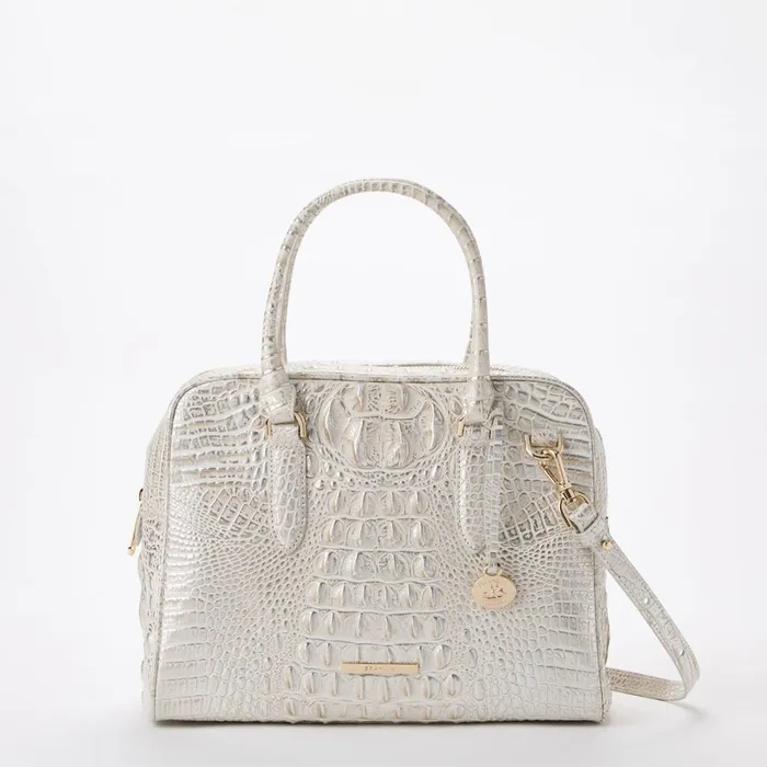 Women Brahmin Satchels Marissa Ivory Dream Women Brahmin Satchels Marissa Ivory Dream