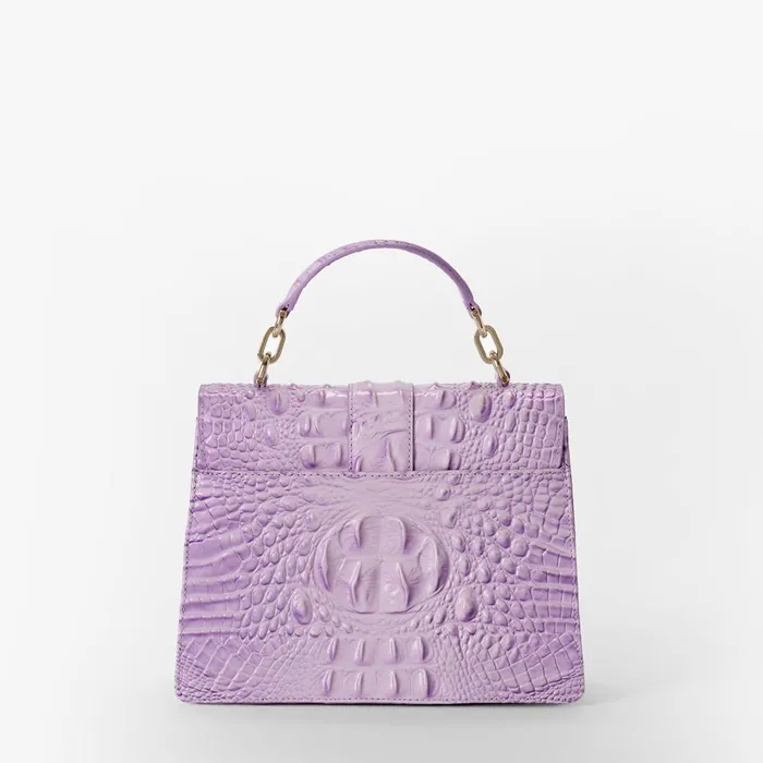 Women Brahmin Satchels Small Hallie Gentle Lavender Melbourne Women Brahmin Satchels Small Hallie Gentle Lavender Melbourne