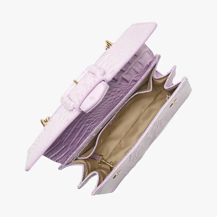 Women Brahmin Satchels Small Hallie Gentle Lavender Melbourne Women Brahmin Satchels Small Hallie Gentle Lavender Melbourne