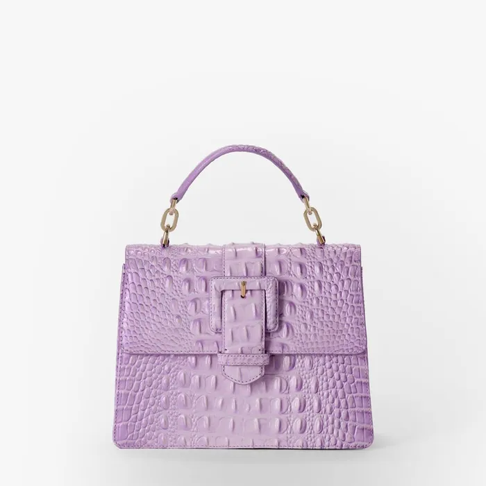 Women Brahmin Satchels Small Hallie Gentle Lavender Melbourne Women Brahmin Satchels Small Hallie Gentle Lavender Melbourne