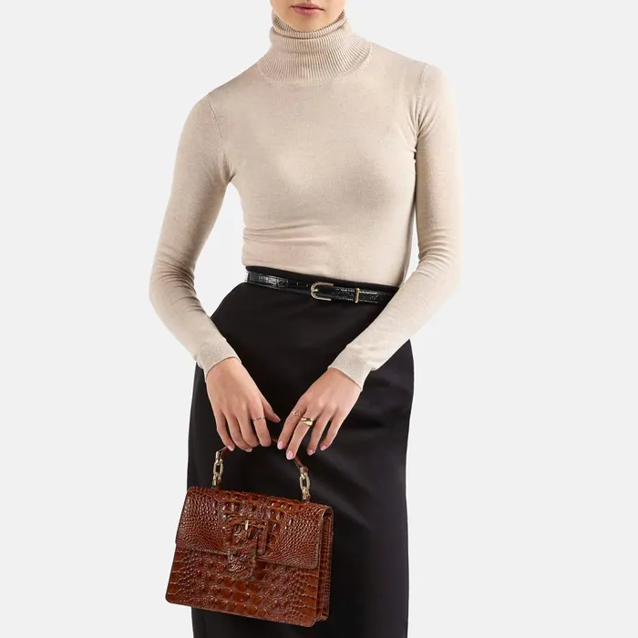 Women Brahmin Satchels Small Hallie Gentle Lavender Melbourne Women Brahmin Satchels Small Hallie Gentle Lavender Melbourne