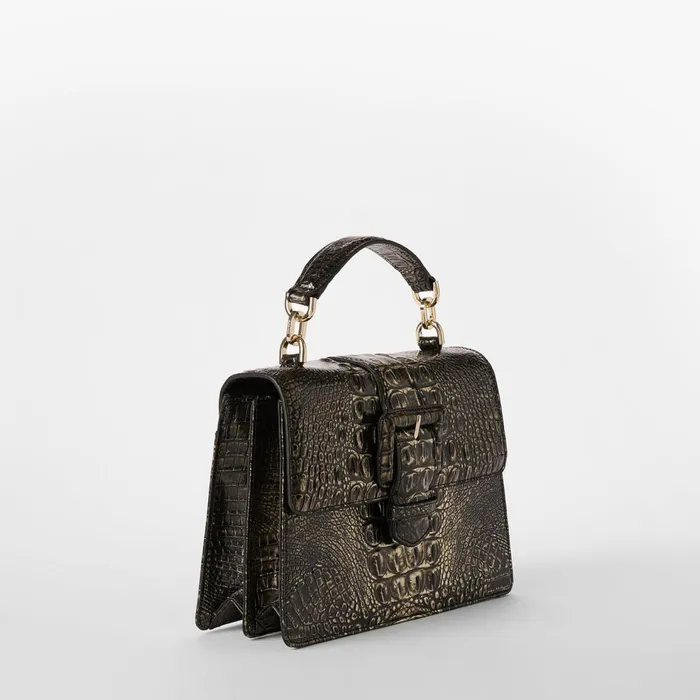 Women Brahmin Satchels Small Hallie Onyx Melbourne Women Brahmin Satchels Small Hallie Onyx Melbourne