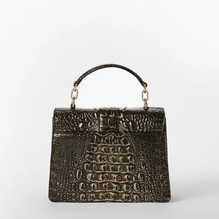 Women Brahmin Satchels Small Hallie Onyx Melbourne Women Brahmin Satchels Small Hallie Onyx Melbourne