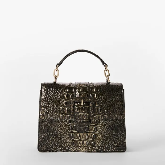 Women Brahmin Satchels Small Hallie Onyx Melbourne Women Brahmin Satchels Small Hallie Onyx Melbourne