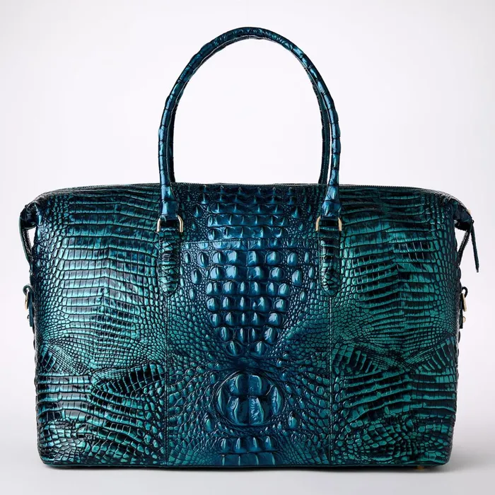 Women Brahmin Travel Duxbury Weekender Blue Patina Women Brahmin Travel Duxbury Weekender Blue Patina