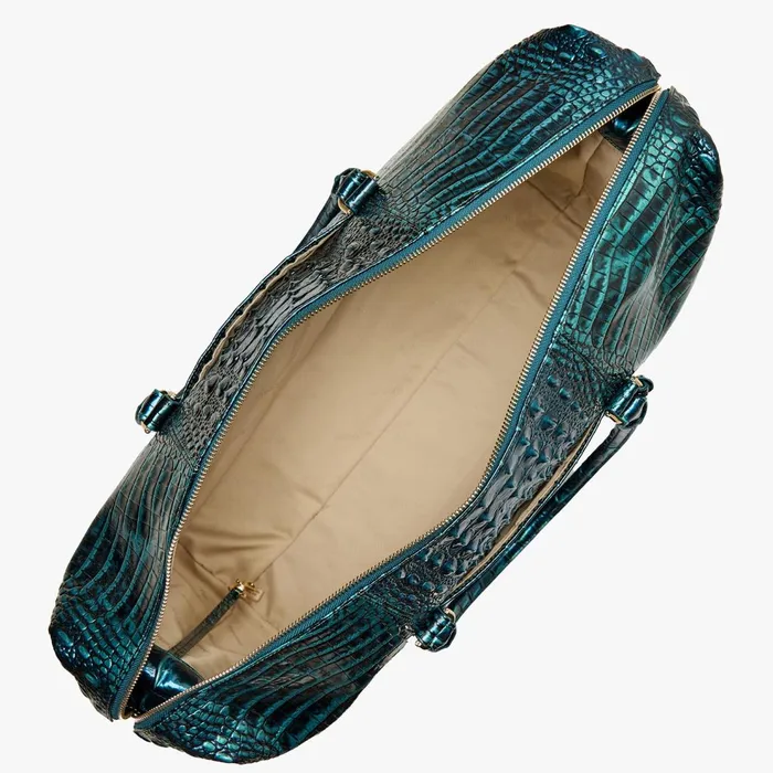 Women Brahmin Travel Duxbury Weekender Blue Patina Women Brahmin Travel Duxbury Weekender Blue Patina
