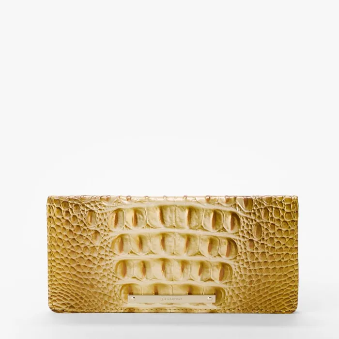 Women Brahmin Wallets and Wristlets Ady Wallet Golden Rod Ombre