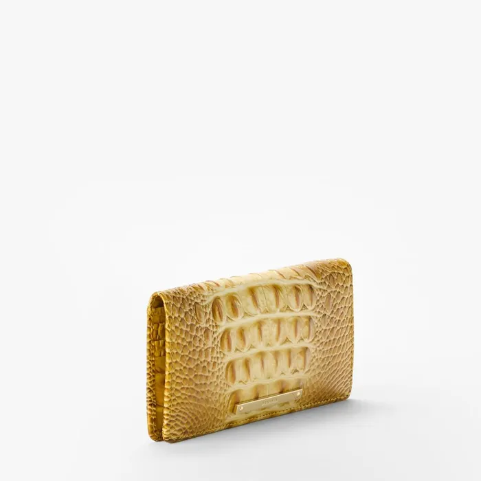 Women Brahmin Wallets and Wristlets Ady Wallet Golden Rod Ombre Women Brahmin Wallets and Wristlets Ady Wallet Golden Rod Ombre