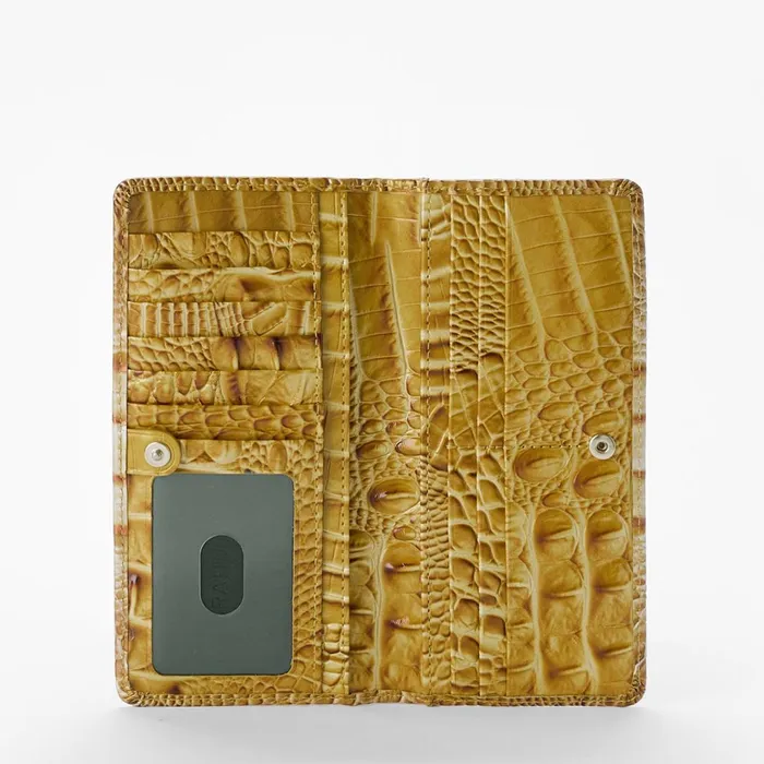 Women Brahmin Wallets and Wristlets Ady Wallet Golden Rod Ombre Women Brahmin Wallets and Wristlets Ady Wallet Golden Rod Ombre