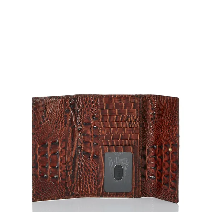 Women Brahmin Wallets and Wristlets Cordelia Wallet Pecan Melbourne Women Brahmin Wallets and Wristlets Cordelia Wallet Pecan Melbourne