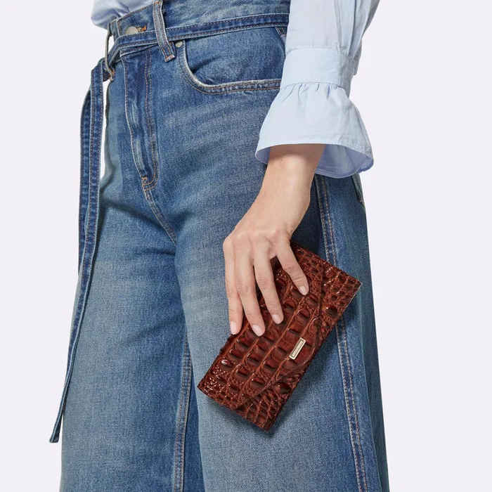 Women Brahmin Wallets and Wristlets Veronica Black Spark Women Brahmin Wallets and Wristlets Veronica Black Spark