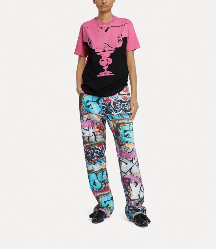 Women Bust Classic Tshirt Pink Vivienne Westwood Tops And Shirts Women Bust Classic Tshirt Pink Vivienne Westwood Tops And Shirts