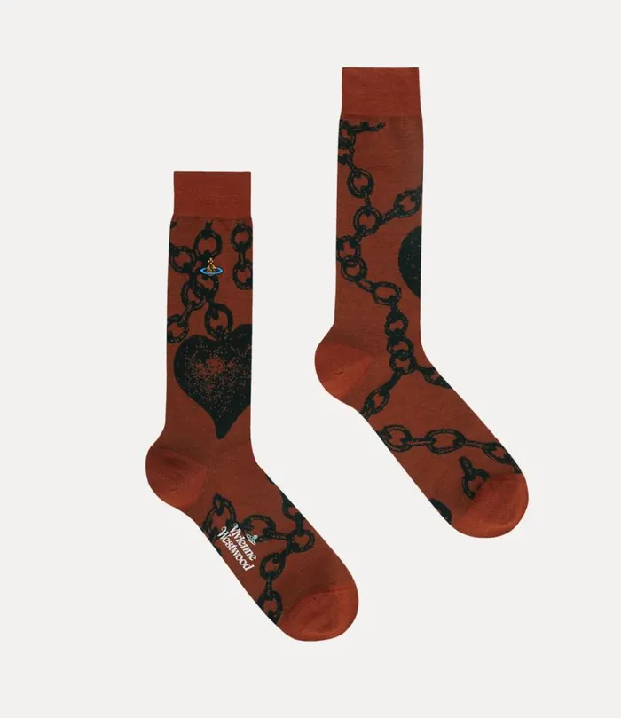 Women Chain Sock Brick Vivienne Westwood Socks And Tights Women Chain Sock Brick Vivienne Westwood Socks And Tights