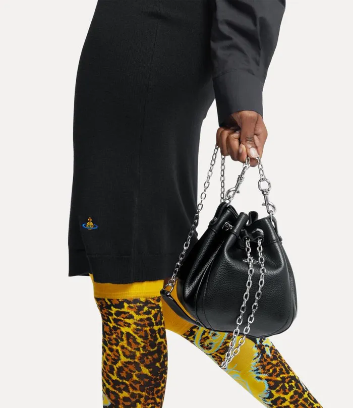 Women Chrissy Small Bucket Bag Black Vivienne Westwood Handbags Women Chrissy Small Bucket Bag Black Vivienne Westwood Handbags