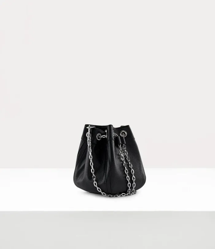 Women Chrissy Small Bucket Bag Black Vivienne Westwood Handbags Women Chrissy Small Bucket Bag Black Vivienne Westwood Handbags