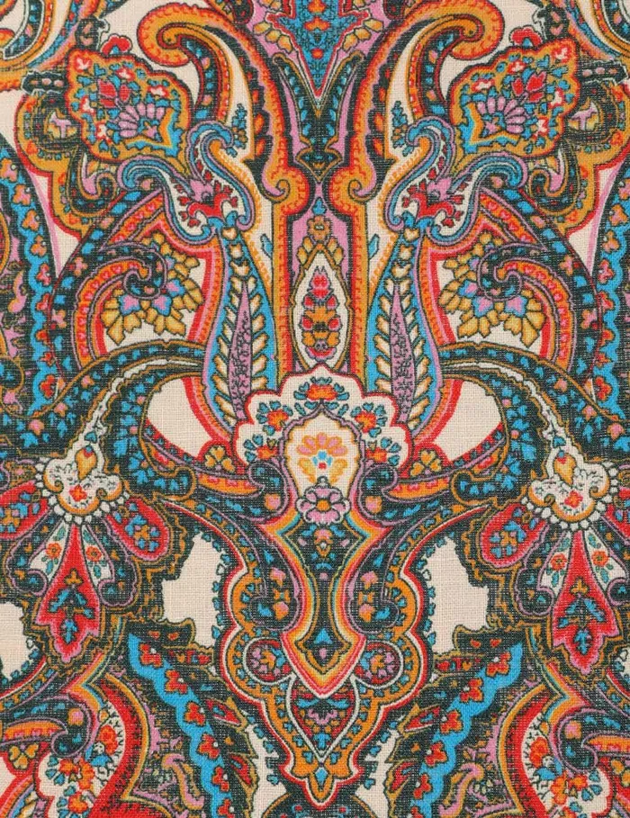 Women Clothing Zimmermann Ottie Scallop Mini Skirt Multi Paisley