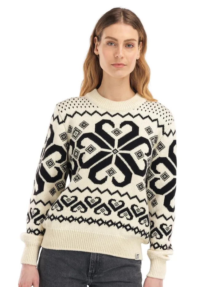 Women Dale Of Norway Round Neck Falkeberg Sweater
