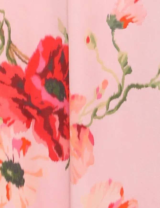 Women Dresses and Coverups Zimmermann Lightburst Puff Midi Dress Red Floral