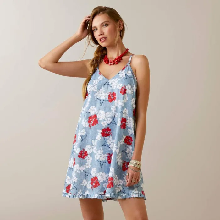 Women Dresses and Skirts Ariat Western Aloha Dress Wa Pareu Print Women Dresses and Skirts Ariat Western Aloha Dress Wa Pareu Print