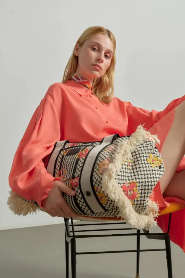 Women Dresses Lala Berlin Dress Dakil Viscose Underwater Melon Women Dresses Lala Berlin Dress Dakil Viscose Underwater Melon