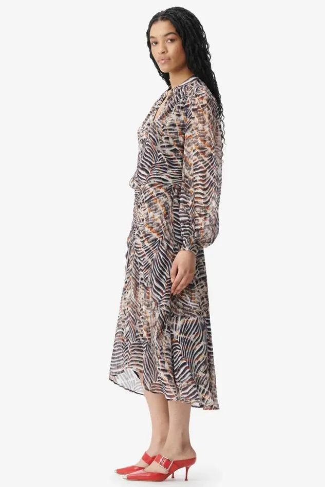 Women Dresses Lala Berlin Dress Delio Viscose Zebra Shibori Women Dresses Lala Berlin Dress Delio Viscose Zebra Shibori