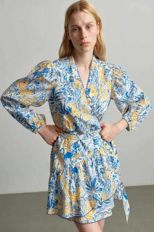 Women Dresses Lala Berlin Dress Dilovan Linenviscose Blend Magic Garden Day Women Dresses Lala Berlin Dress Dilovan Linenviscose Blend Magic Garden Day