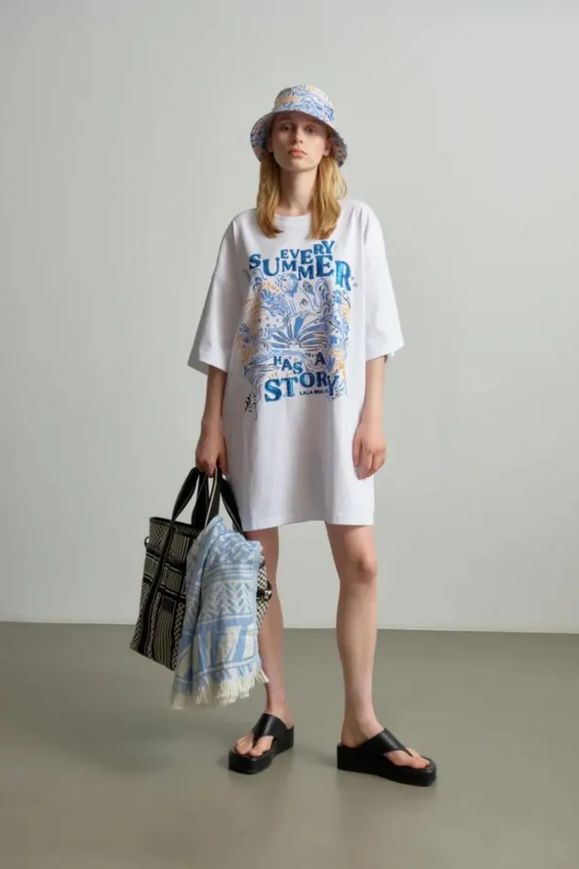 Women Dresses Lala Berlin Dress Layana Cotton Summer Stories