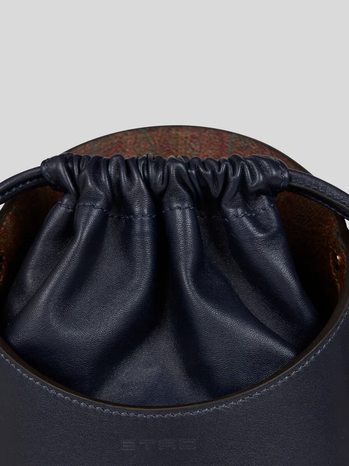 Women Etro Cross Body Bags Small Saturno Bag Navy Blue Women Etro Cross Body Bags Small Saturno Bag Navy Blue
