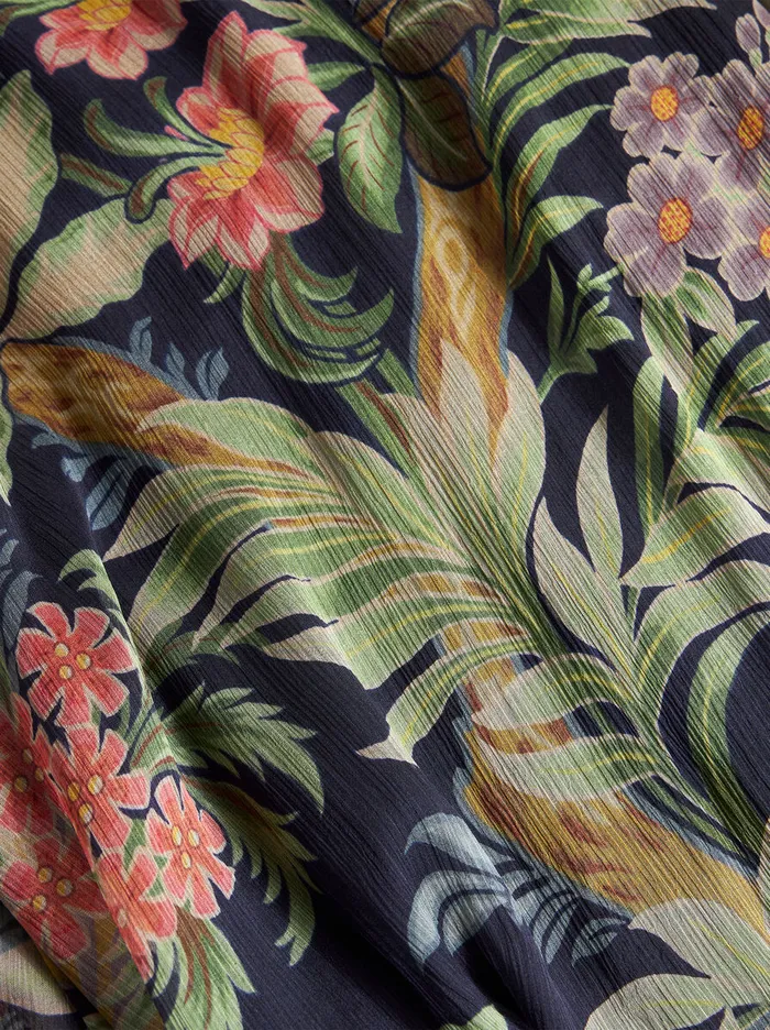 Women Etro Dresses Long Printed Silk Dress Navy Blue Women Etro Dresses Long Printed Silk Dress Navy Blue