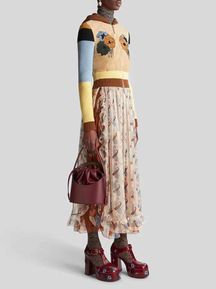 Women Etro Etro Saturno Medium Saturno Bag Burgundy Women Etro Etro Saturno Medium Saturno Bag Burgundy