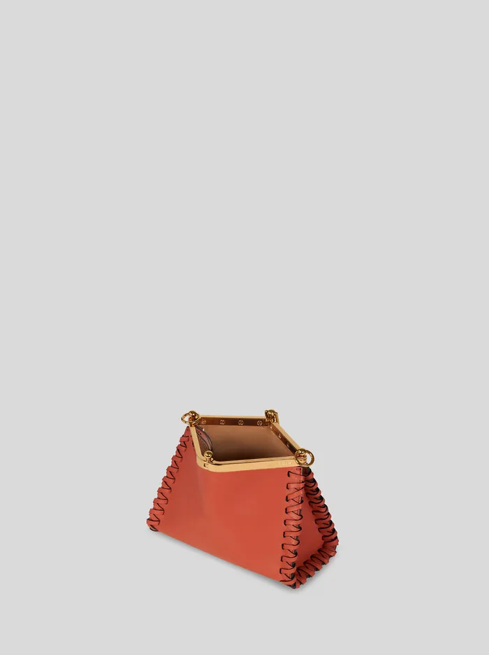 Women Etro Etro Vela Small Vela Bag With Thread Work Orange Women Etro Etro Vela Small Vela Bag With Thread Work Orange