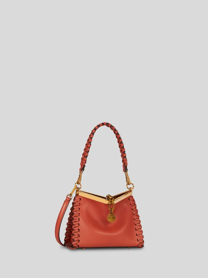 Women Etro Etro Vela Small Vela Bag With Thread Work Orange Women Etro Etro Vela Small Vela Bag With Thread Work Orange
